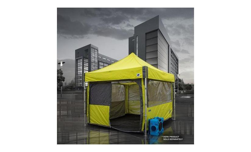 E-Z UP Work Cube, Industrial Jobsite Portable Shelter Solution