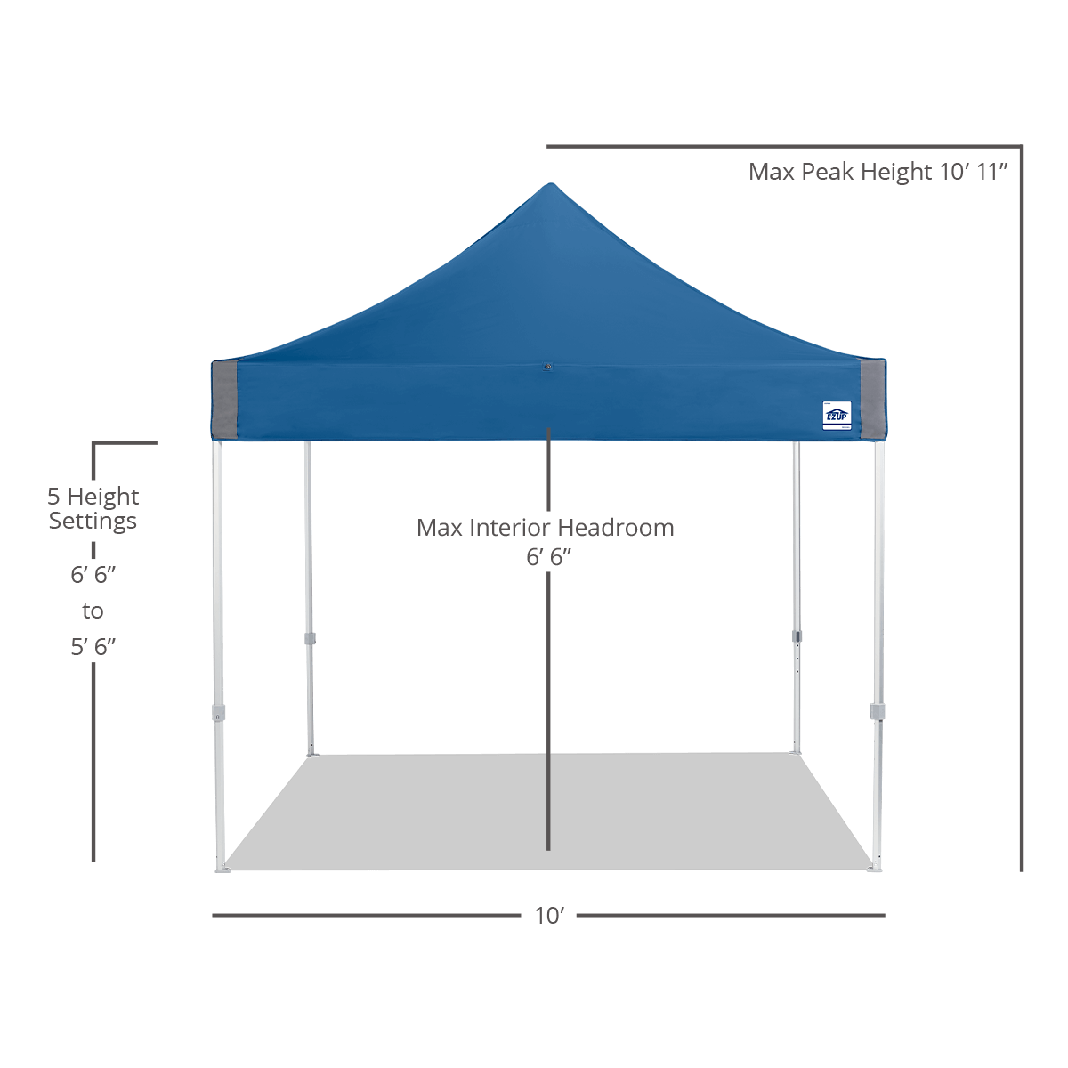 Express™ 10' x 10' Aluminum Canopy
