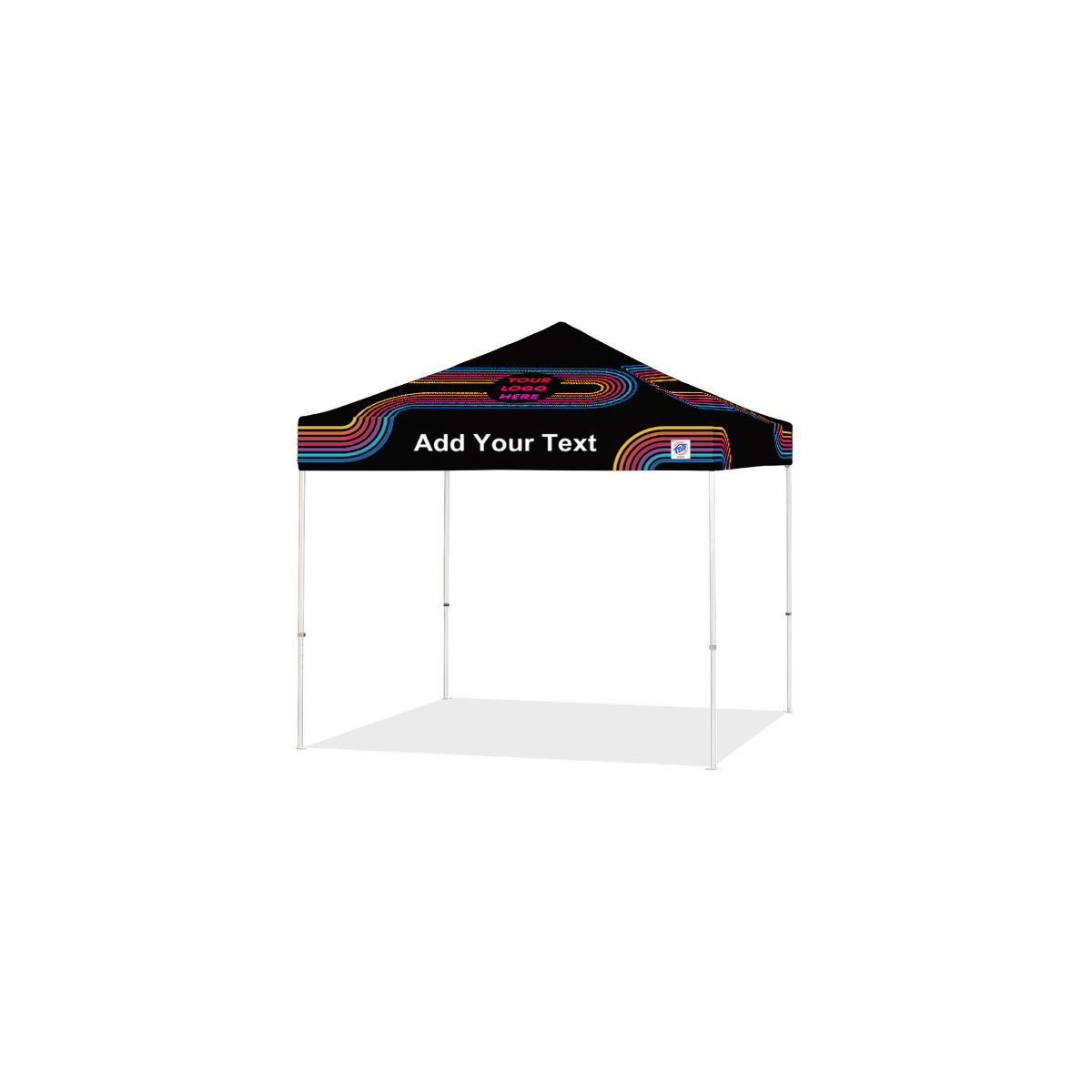 Custom Pyramid™ Shelter - Retro