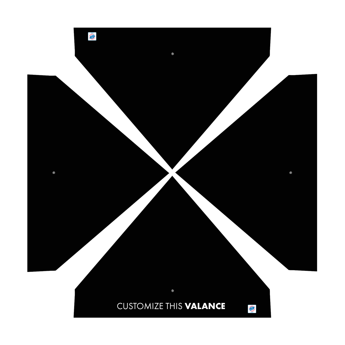 Endeavor, 10'(3m) Shelter, Alum Frame, Vinyl Black