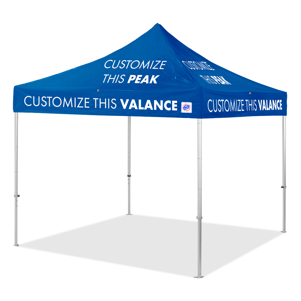 Endeavor, 10'(3m) Shelter, Alum Frame, Vinyl Blue