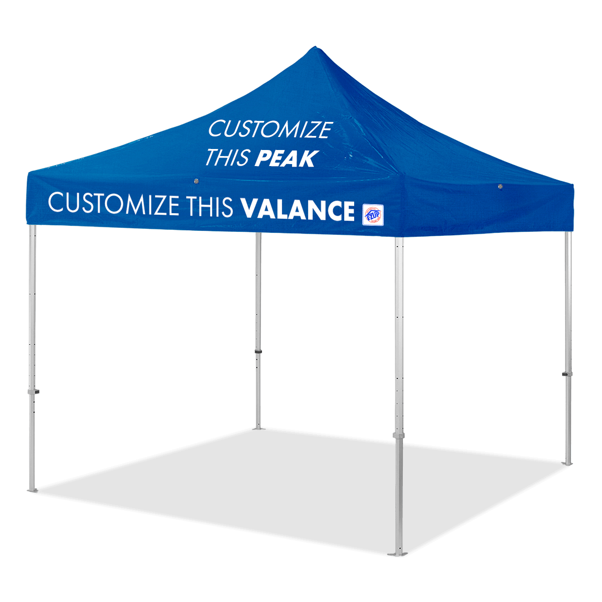 Endeavor, 10'(3m) Shelter, Alum Frame, Vinyl Blue