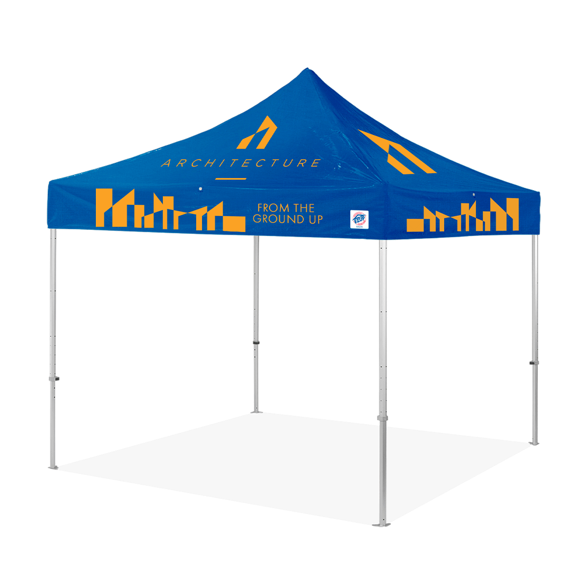 Endeavor, 10'(3m) Shelter, Alum Frame, Vinyl Blue