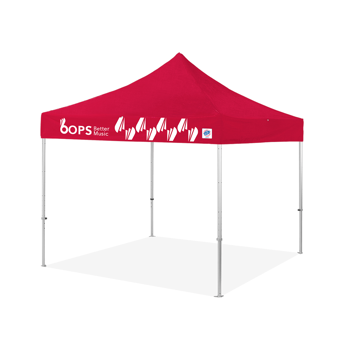 Endeavor, 10'(3m) Shelter, Alum Frame, Vinyl Red