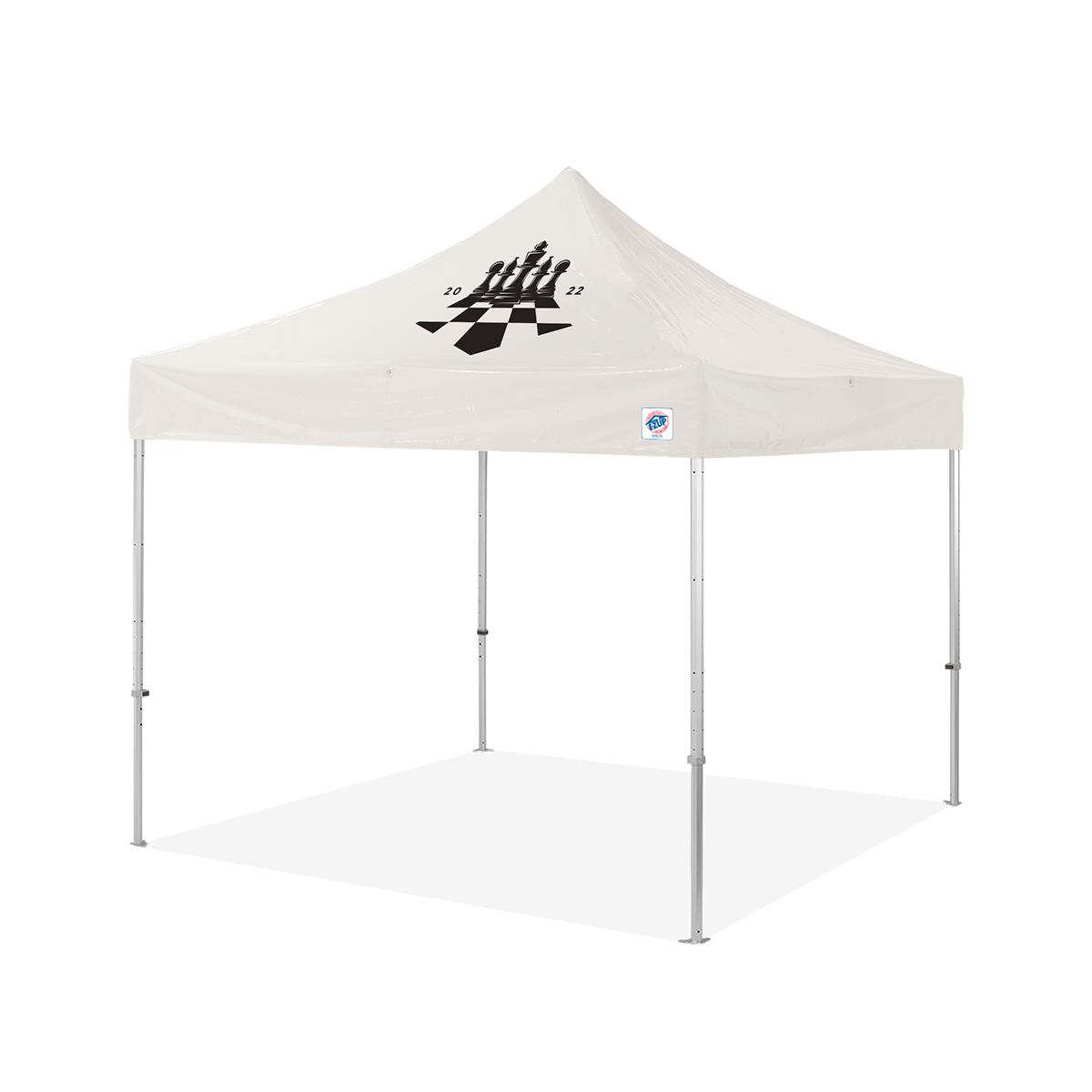 Endeavor, 10'(3m) Shelter, Alum Frame, Vinyl White