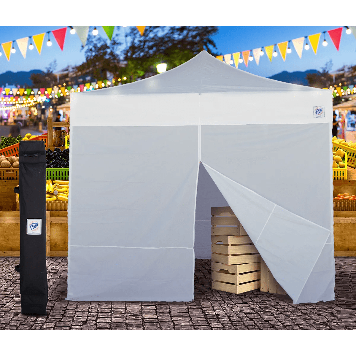 E Z UP Exclusive Event Canopy Offering 100 Square Feet of Shade