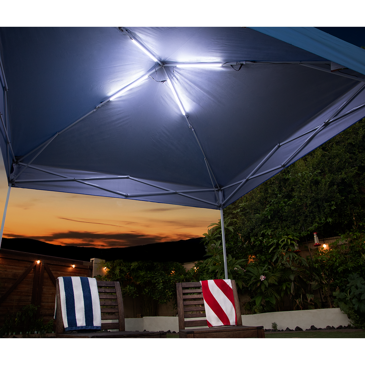 LED Light Set for Canopy Tent (Battery Powered) – LookOurWay