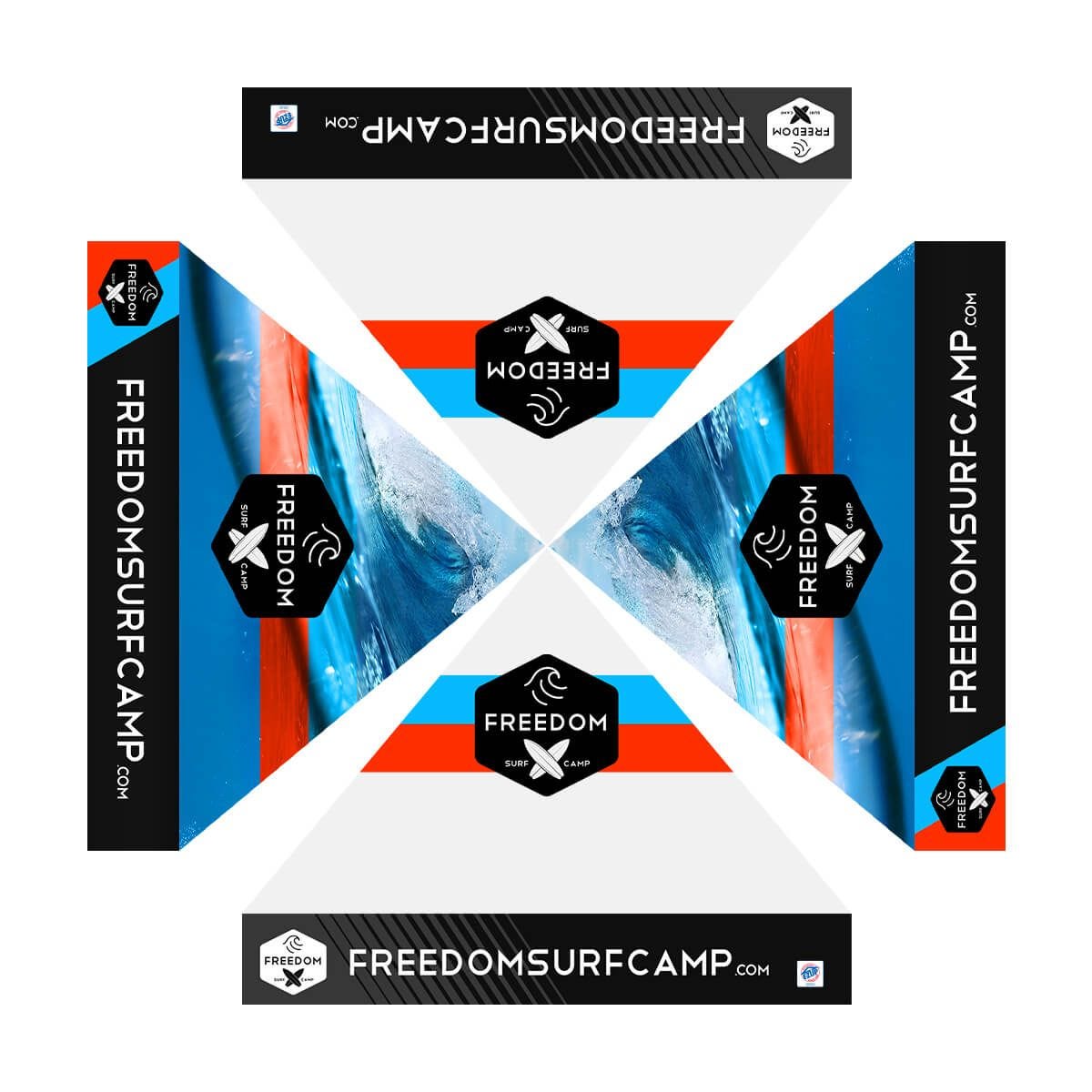 Custom Pyramid™ Shelter - Surf