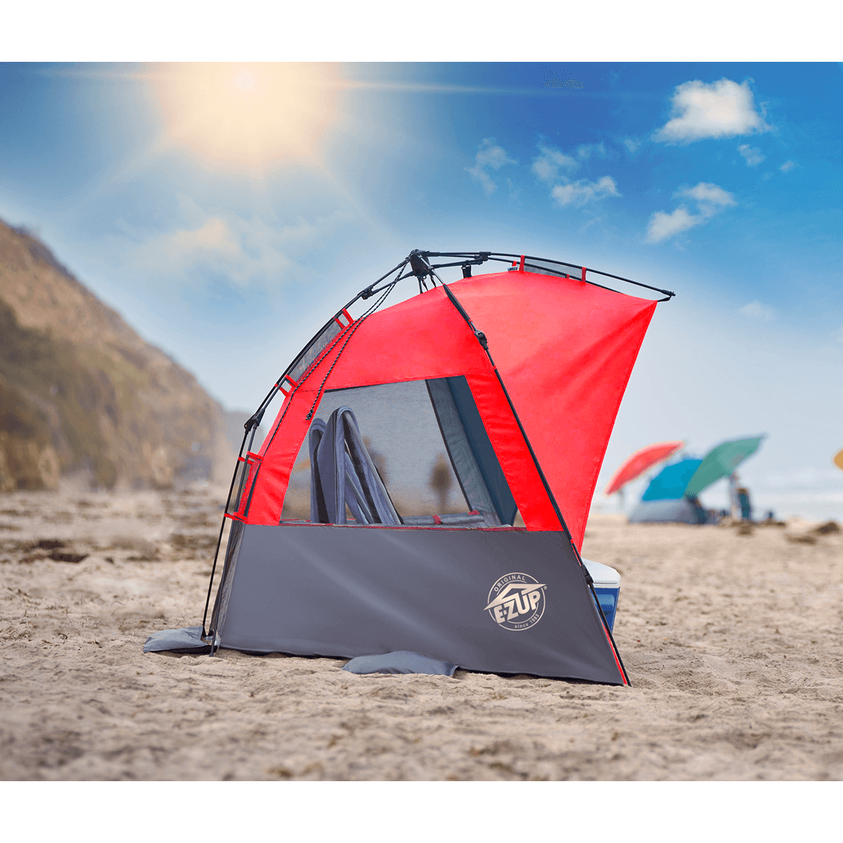 Wedge Beach & Sport Tent, 8', Red, CB