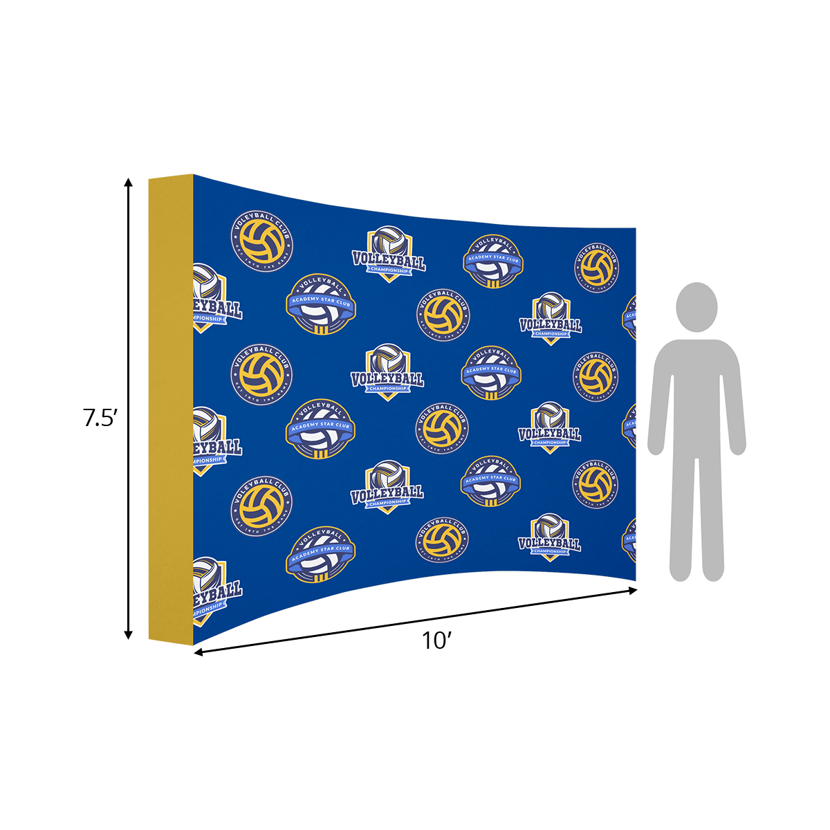 Pop-Up Curved Display Wall	