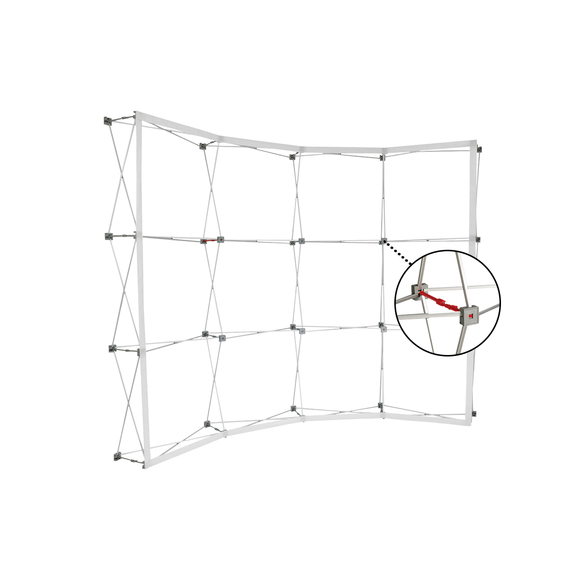 Pop-Up Curved Display Wall	