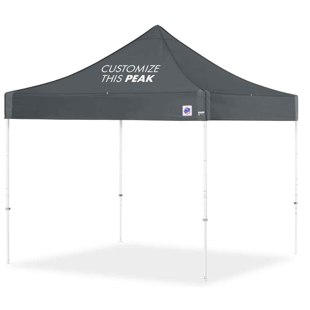 Eclipse, 10'(3m) Shelter,White Frame, Stl Gray 