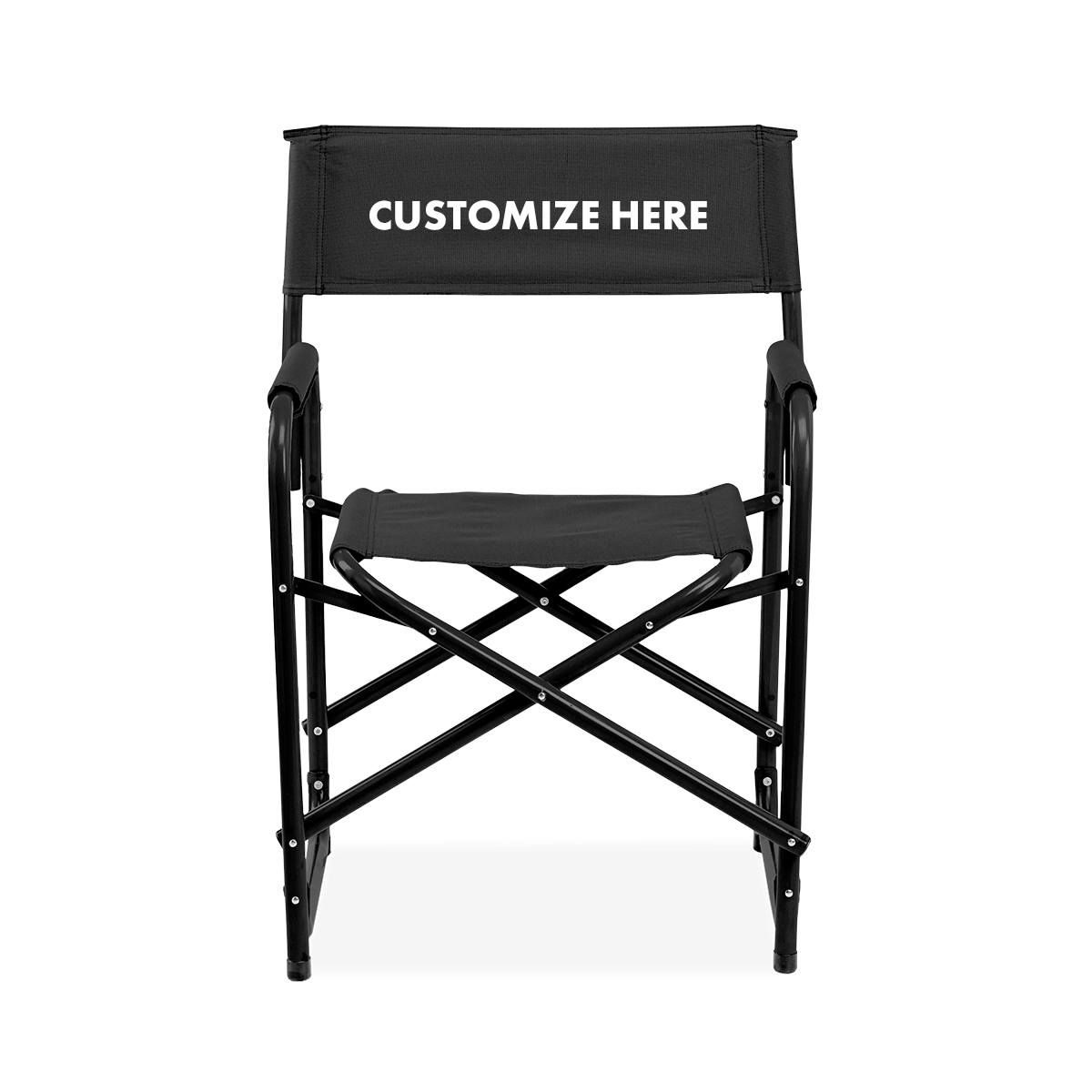 Custom Directors Chair - Standard Black