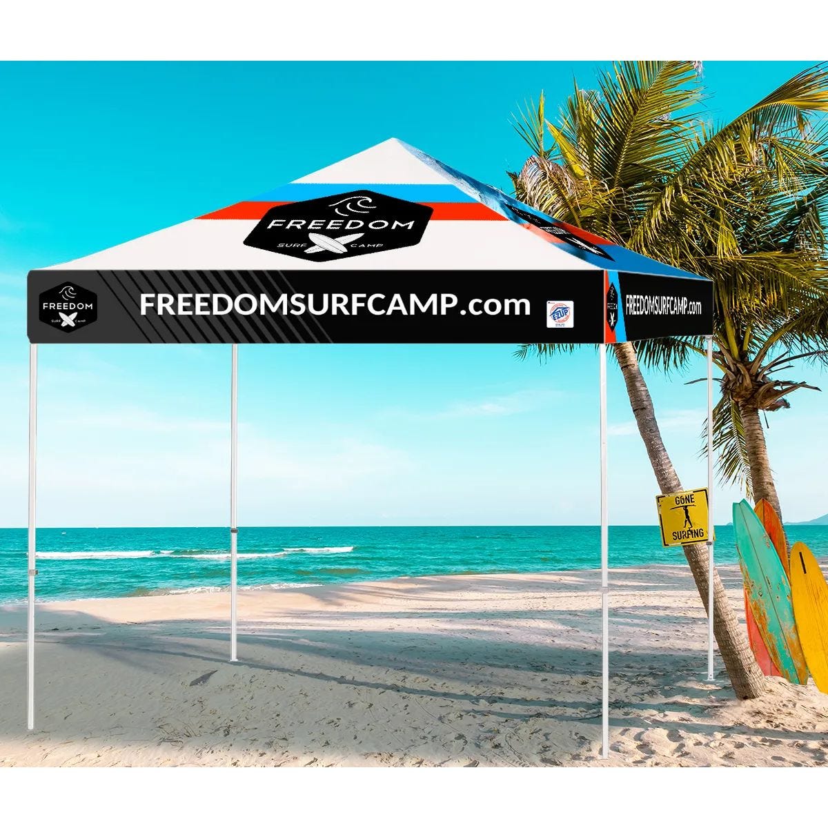 Custom Pyramid™ Shelter - Surf