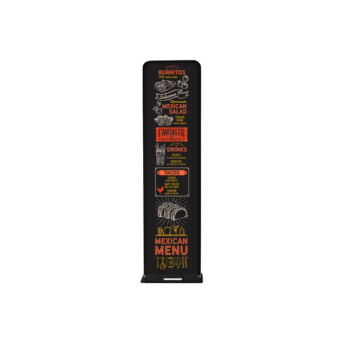 Tube Banner Stand	