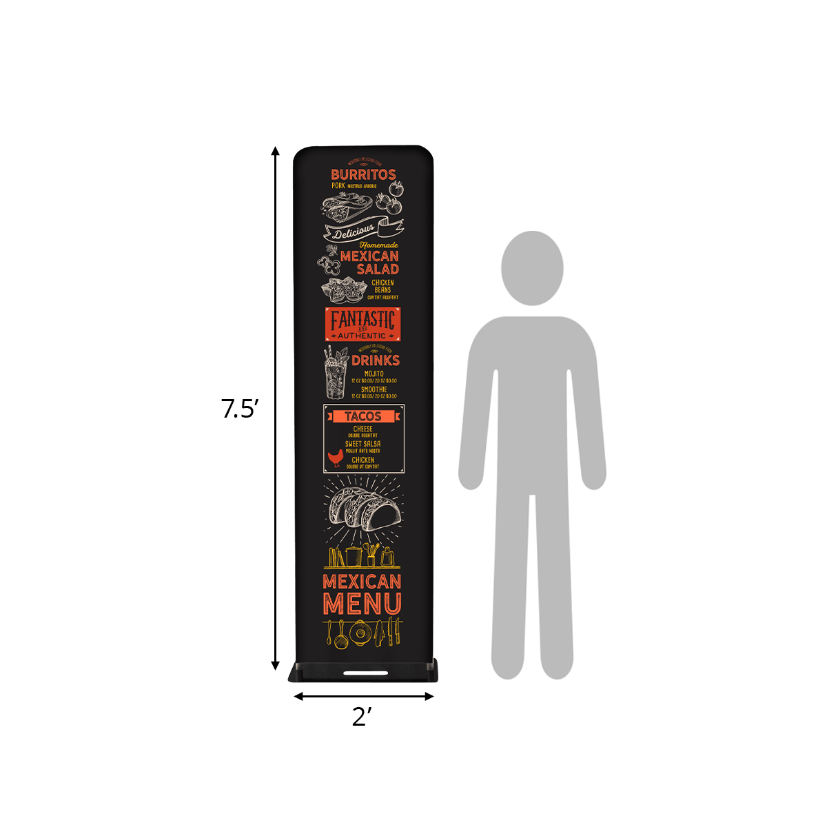 Tube Banner Stand	