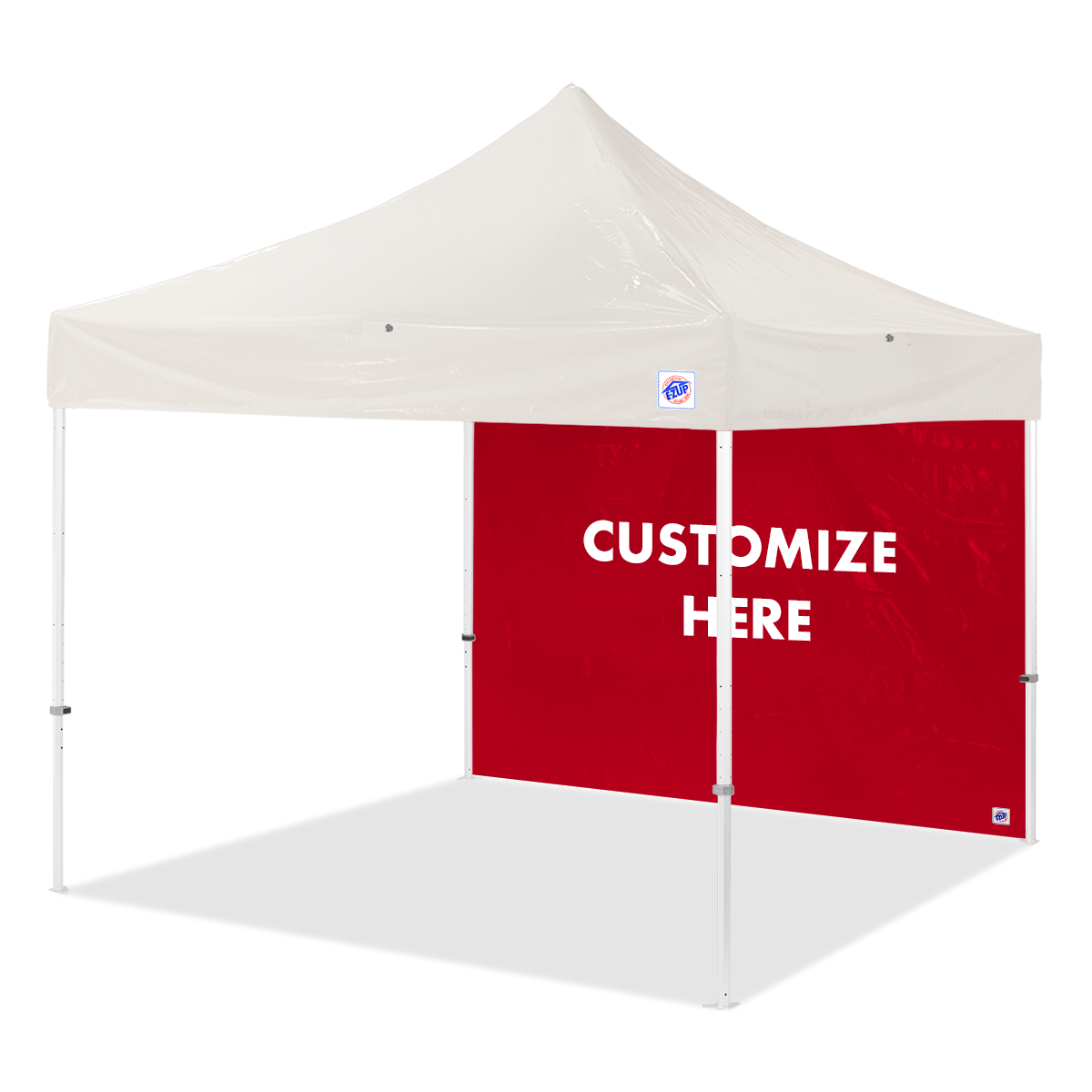 10' Vinyl Red SW, SS with 38"x62" logo