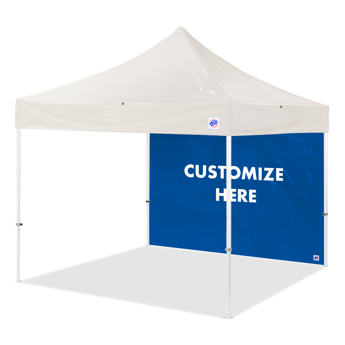 10' Vinyl Blue SW, SS with 38"x62" logo