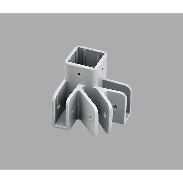 Rplcmnt Prt Outer Leg End Cap, (3) Prong, Gray,