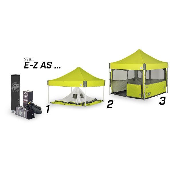 E-Z UP Work Cube, Industrial Jobsite Portable Shelter Solution