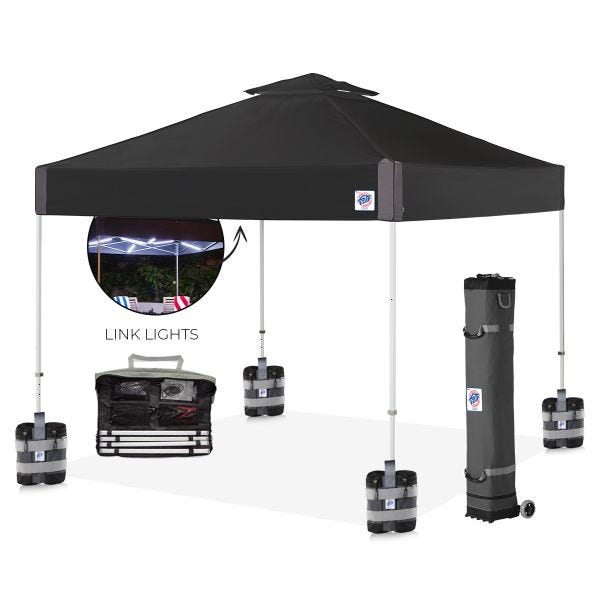 Pyramid™ Vented Shelter, Weight Bag & Link Light Bundle