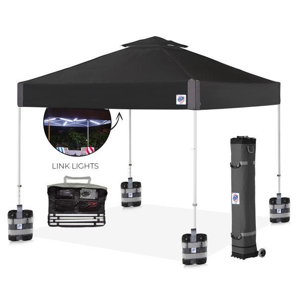  Pyramid™ Vented Canopy + Weight Bag & Link Light Bundle