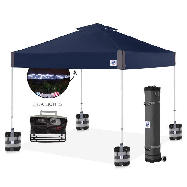 Pyramid™ Vented Shelter, Weight Bag & Link Light Bundle