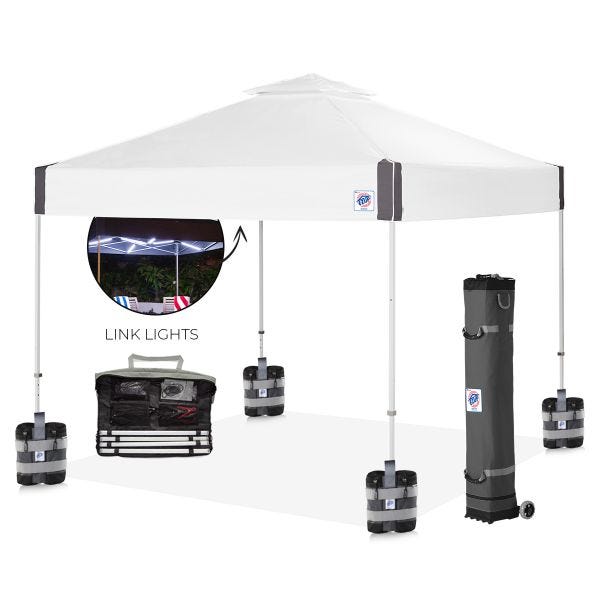 Pyramid™ Vented Shelter, Weight Bag & Link Light Bundle
