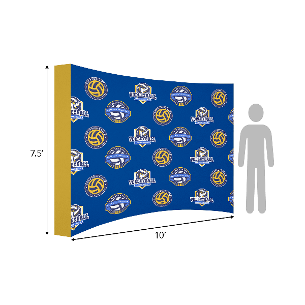 Pop-Up Curved Display Wall	