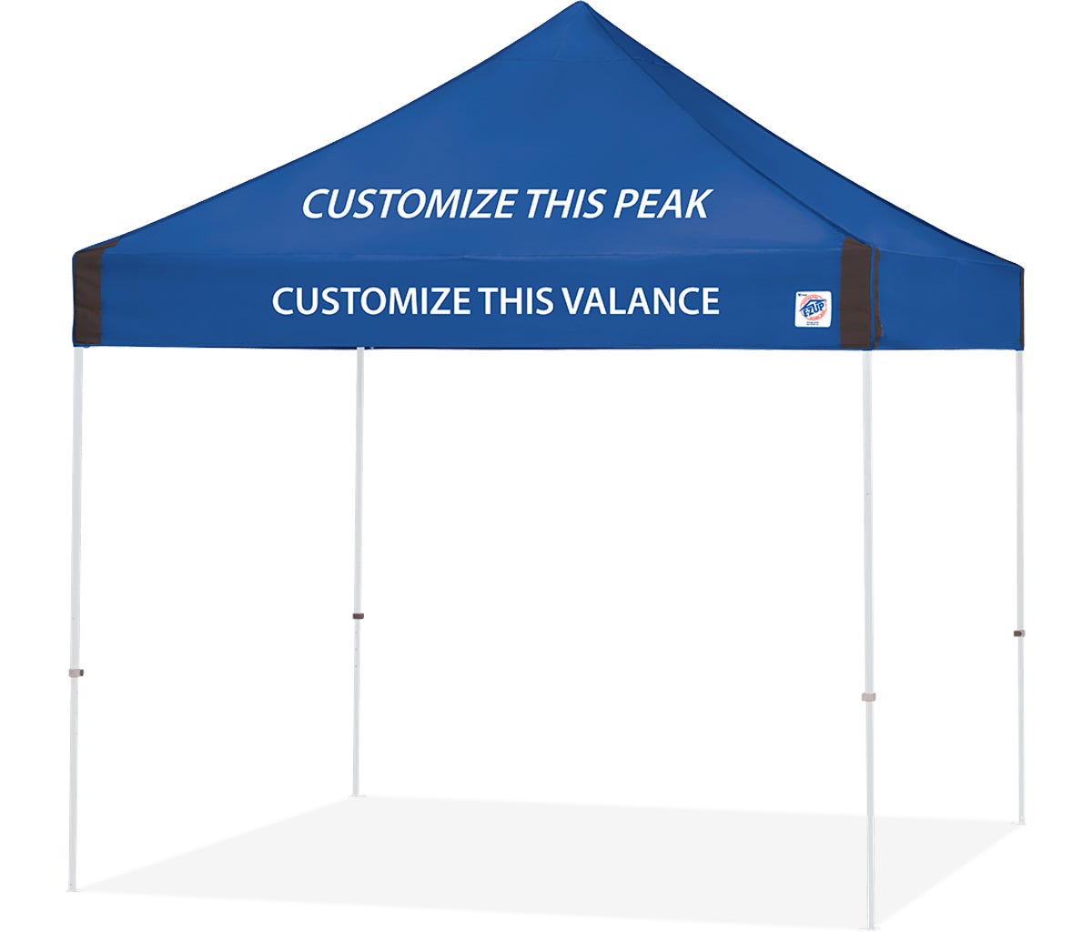 Custom Pyramid Vented Pop Up Canopy Logo Options E Z UP