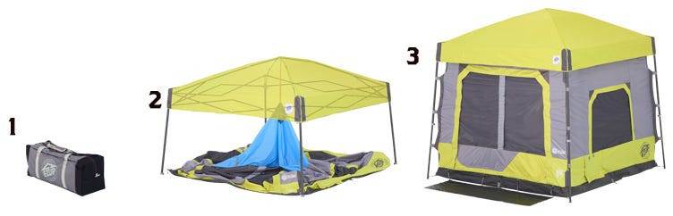 Camping Cube™ Sets Up In Seconds™